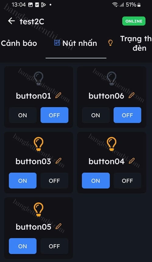 giám sát nút nhấn